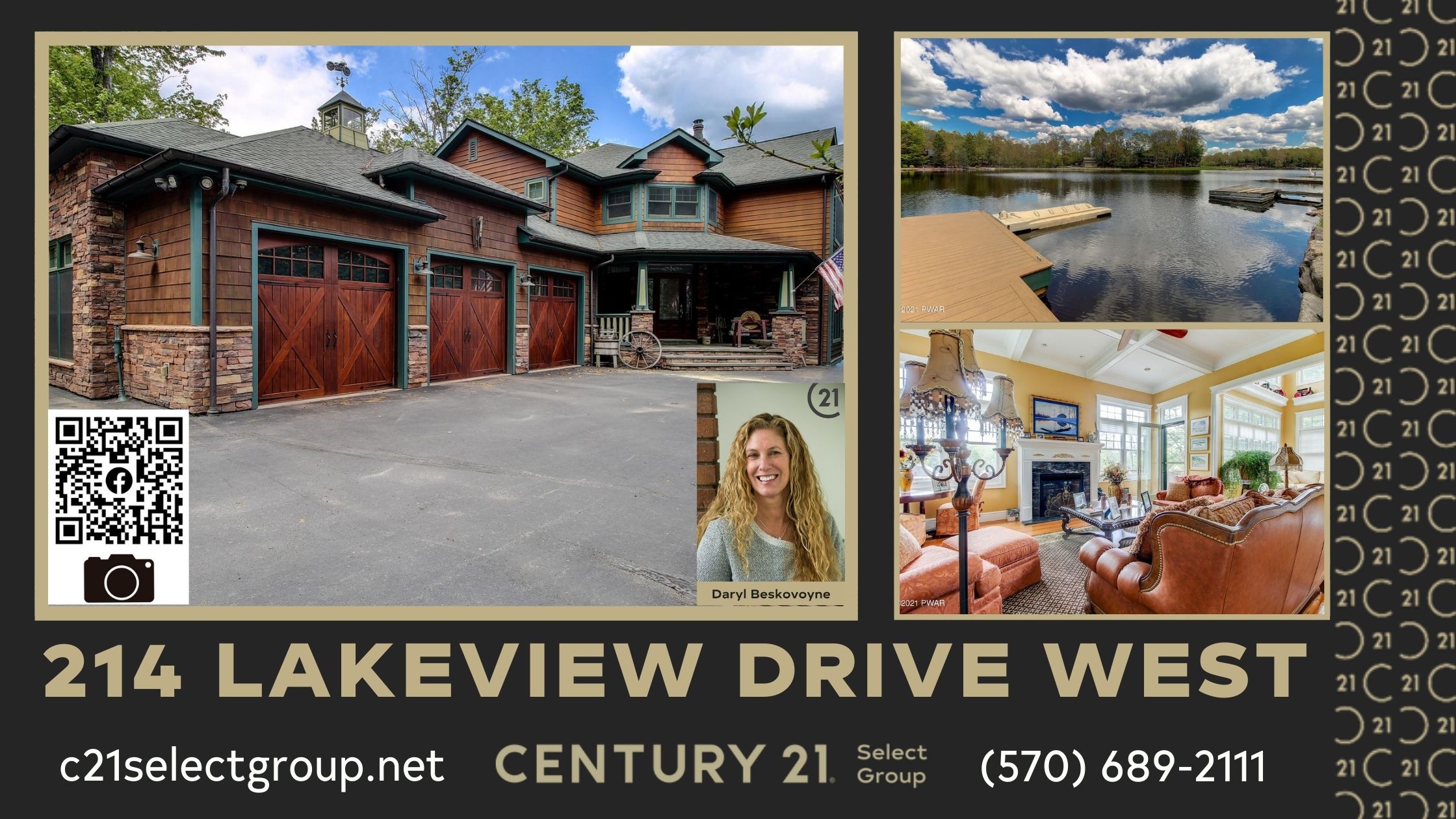 New Price 214 Lakeview Drive West Stunning LAKEFRONT Home in The Hideout